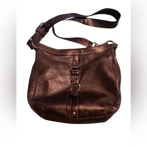 Coach F14018 CHELSEA Black Leather
Shoulder Bag